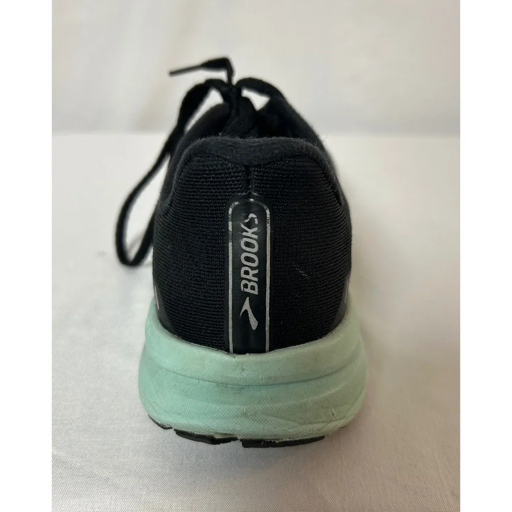 Brooks Launch 8 Womens Running Shoes Black Mint Green Speed Neutral Size  7 - Picture 3 of 16